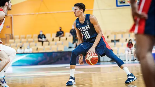 Jonathan Davis playing for USA Basketball at the FIBA U19 World Cup