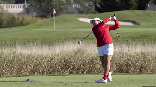 Wisconsin women's golf Tracy Lee at University Ridge 2020