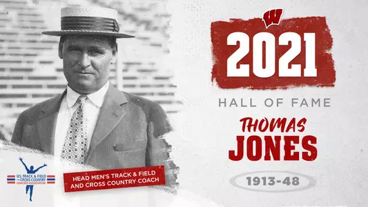 Thomas Jones was inducted into the USTFCCCA Hall of Fame