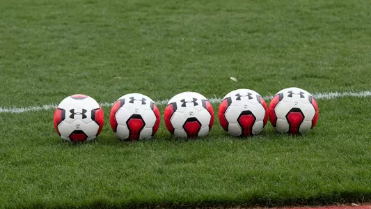 Soccer balls at the McClimon Soccer Complex