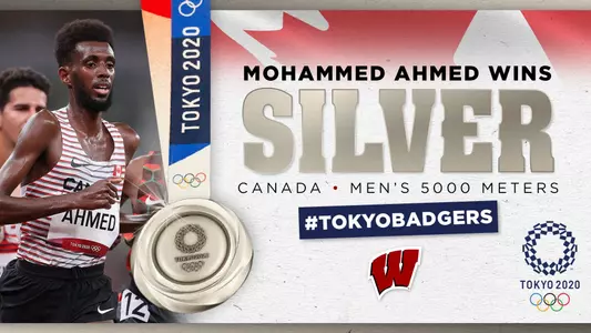 Mohammed Ahmed silver medal graphic