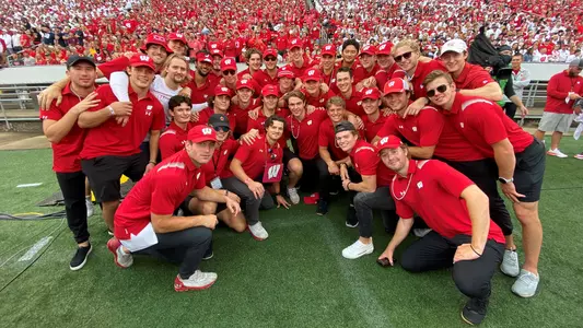 Men's hockey at football - Sept, 4, 2021