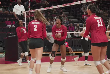 Devyn Robinson celebration vs. Rutgers 2021