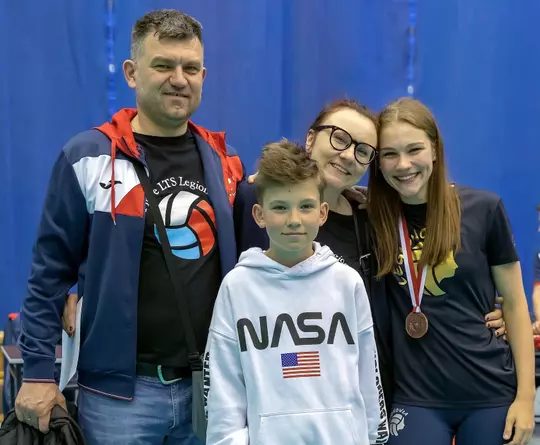 Julia Orzol, Wisconsin volleyball, and her family