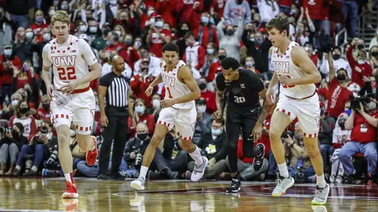Wisconsin men's basketball team against Michigan State