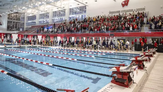 Soderholm Aquatic Center with fans