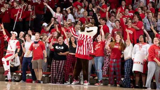 during an NCAA volleyball match against Penn State Friday September 30, 2022.Photo by Tom Lynn/Wisconsin Athletic Communications