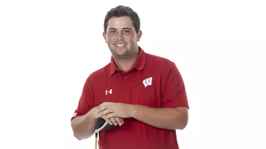 Portrait of Spencer Turtz of the Wisconsin Badgers Men's Golf Team, Tuesday, Sept. 6, 2022 in Madison, Wis. (Photo by David Stluka/Wisconsin Athletic Communications)