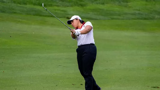 Gia Feliciano takes a shot at the 2022 Badger Invitational