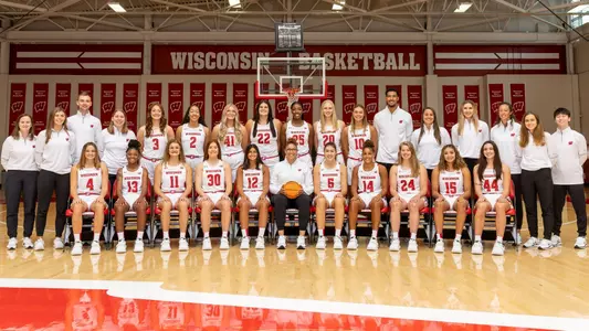 Wisconsin Badgers Women's Basketball team photo, Friday, September 9, 2022, in Madison, Wis. (Photo by David Stluka/Wisconsin Athletic Communications)