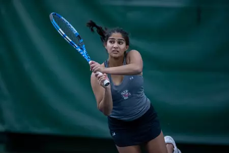 Wisconsin Badgers XXXX of the womenâ??s tennis team, Friday, November 19, 2021, in Madison, Wis. (Photo by David Stluka/Wisconsin Athletic Communications)