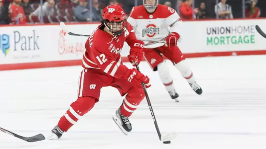 Ohio State men's hockey vs. Wisconsin Friday, Oct. 7, 2022, in Columbus, Ohio. (Photo/Jay LaPrete)