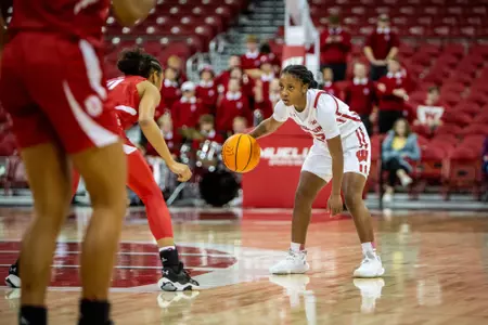 Ronnie Porter in Wisconsin's game vs. Bradley