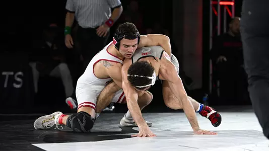 Austin Gomez defeats Sammy Sasso (Ohio State) 10-9 in the 2022 NWCA All-Star Classic in Austin, Texas on Tuesday, Nov. 22, 2022