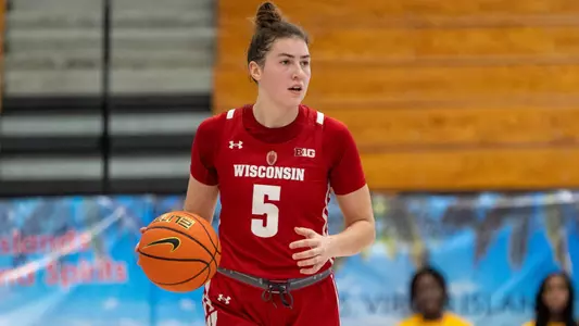 Julie Pospisilova on Nov. 24 as Wisconsin took on Georgia