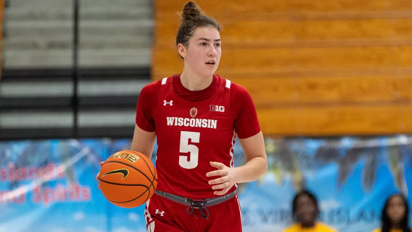 Julie Pospisilova on Nov. 24 as Wisconsin took on Georgia