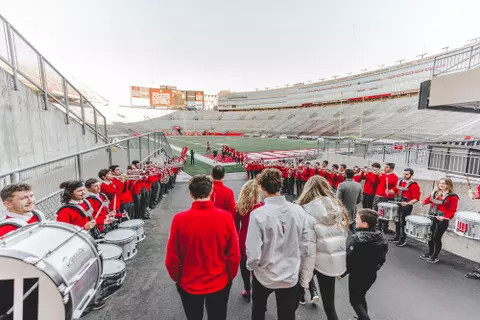 Wisconsin Badgers welcome the arrival of new Head Football Coach Luke Fickell and his family to Madison, Monday, Nov. 28, 2022 in Madison, Wis.