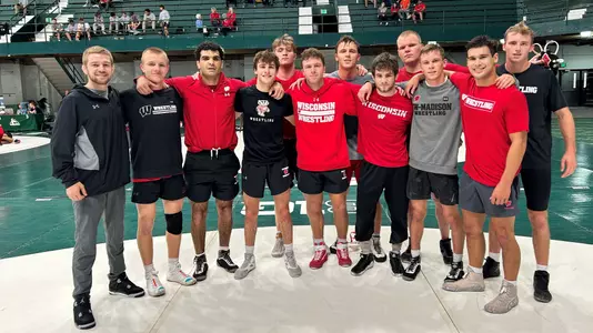 2022 Wisconsin wrestlers at MSU Open