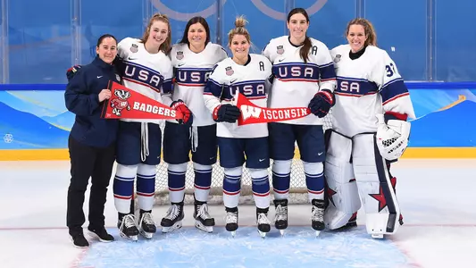 Team USA Badgers at the 2022 Winter Olympics