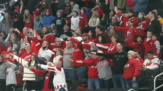 Fiserv Forum crowd for the Kwik Trip Holiday Face-Off