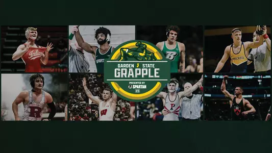 Garden State Grapple logo with collage of participating teams