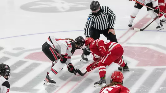 Casey O'Brien faces off at Ohio State