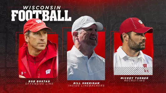 Football staff hiring - headline image: Sheridan, Bostad, Turner