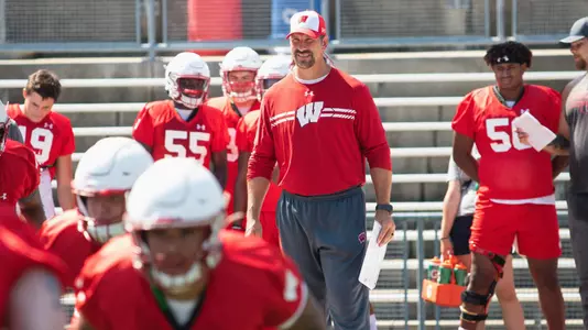 Bob Bostad coaching - 2019 spring practice