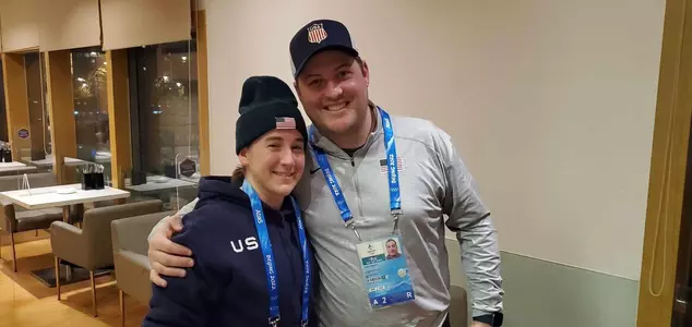 Sis Paulsen and Nate LaPoint at the 2022 Winter Olympics