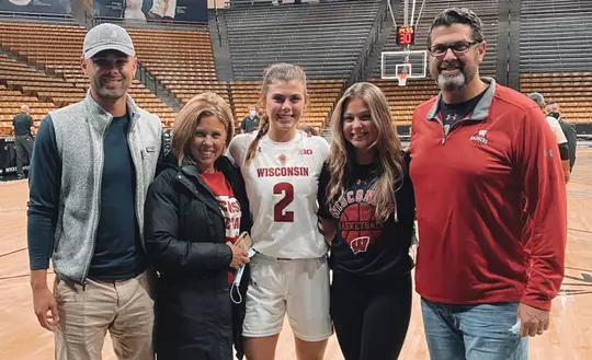 Katie Nelson and her family at a tournament in Colorado