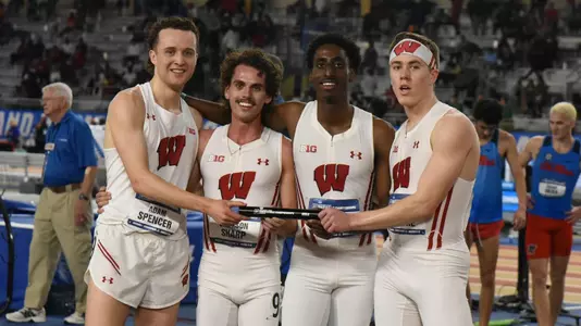 The Badgers' distance medley relay finished third at the 2022 NCAA Indoor Championships.
