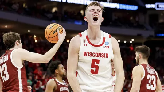 NCAA Basketball: NCAA Tournament First Round Milwaukee - Colgate vs Wisconsin