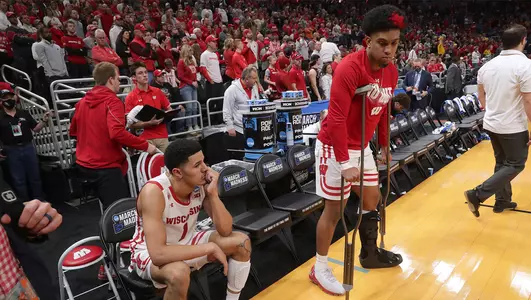 Chucky Hepburn and Johnny Davis reflect after a loss to Iowa State