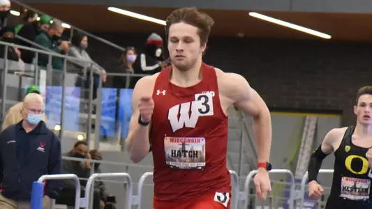 Robby Hatch competes in the 600 meters