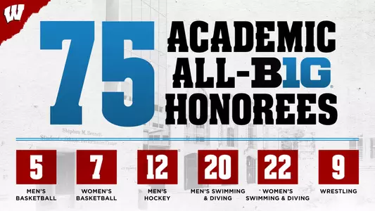 2021-22 Winter Academic All-Big Ten graphic