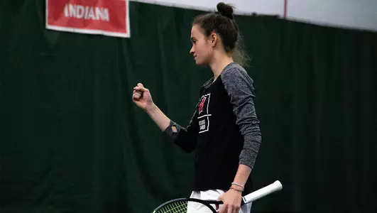 ava markham celebrates during a match