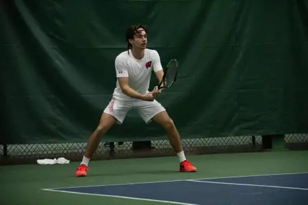 Jared Pratt in action vs. Marquette Feb. 4, 2022