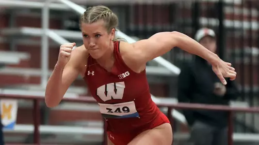 Jordan Hirsbrunner comes out of the starting blocks.