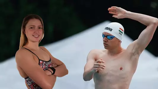 Phoebe Bacon and Dominik Torok