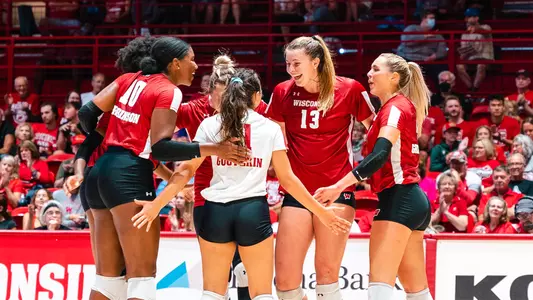 Group Huddle on Court