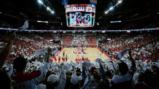 Kohl Center from the student section