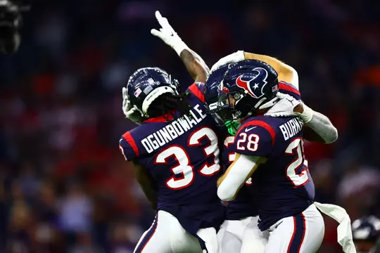 An August 25, 2022 image from the preseason week 3 game between the Houston Texans and the San Francisco 49ers at NRG Stadium in Houston, TX.