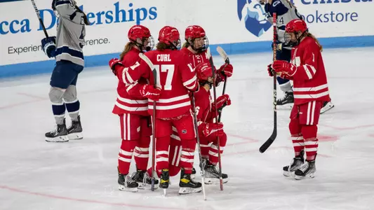UW celebrates a goal against Penn State