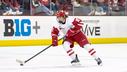 Cruz Lucius skates against Notre Dame