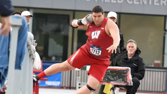 Jason Swarens Track and Field Action Shot