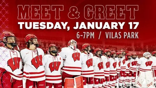 Wisconsin Women's Hockey Meet and Greet Headline Image