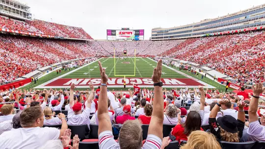 Camp Randall touchdown 2022