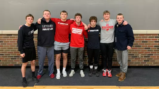 Seven Wisconsin wrestlers competed at the 2022 Soldier Salute on Dec. 29-30, 2022 - Dylan Coy, Jonah Schmidtke, Brooks Empey, Graham Calhoun, Aidan Medora, Gannon Rosenfeld and Cody Goebel