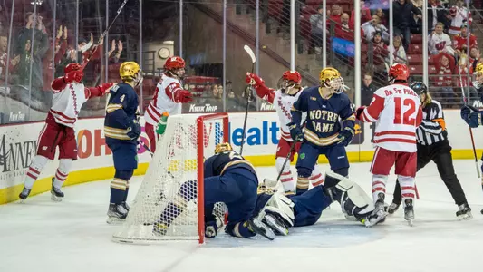 Badgers score against Notre Dame