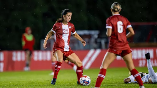 Ashley Martinez and Maddie Ishaug win back possession